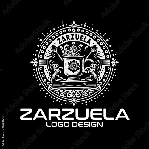 Tableau sur toile Zarzuela Vector Logo Design