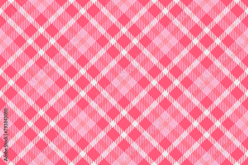 Fabric seamless background of textile tartan check with a texture pattern plaid vector.