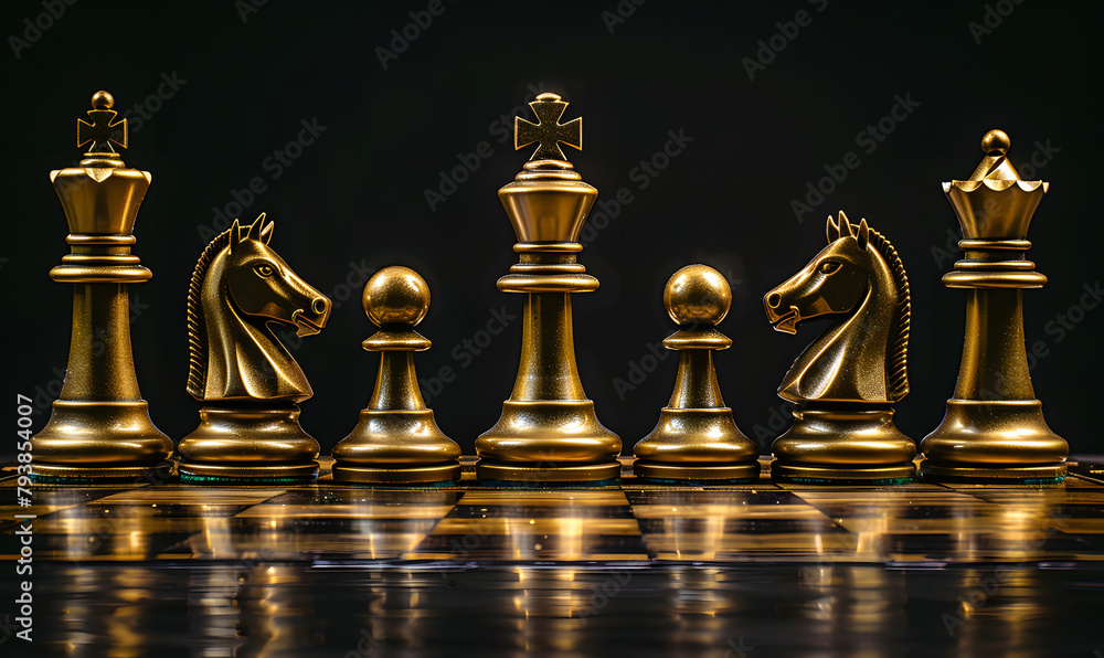 chess pieces on a chessboard chess pieces on a chessboard