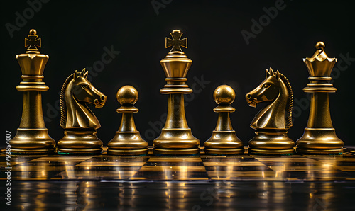 chess pieces on a chessboard