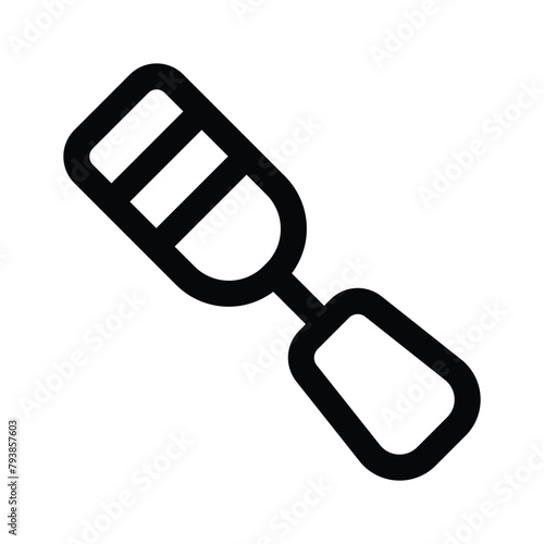 Grab this carefully crafted icon of chisel, cutting blade vector design