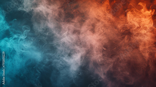 Translucent, thick smoke, illuminated by light against a dark background ,Deep space planets, awesome science fiction wallpaper, cosmic landscape  ,Photo of cloudy smoke of electronic cigarette
