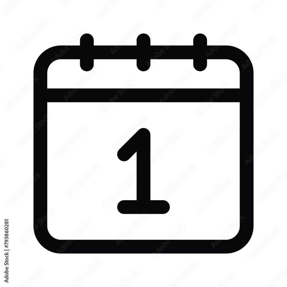 Beautiful and modern vector design of calendar, easy to use Beautiful and modern vector design of calendar, easy to use