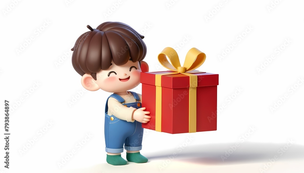 The child who received the gift, Generative AI The child who received the gift, Generative AI