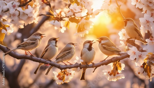 Blossoms and Birds: A Springtime Symphony