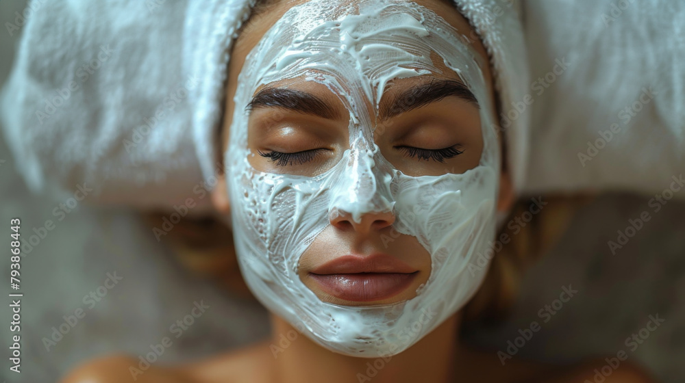 Woman Wearing White Face Mask Woman Wearing White Face Mask