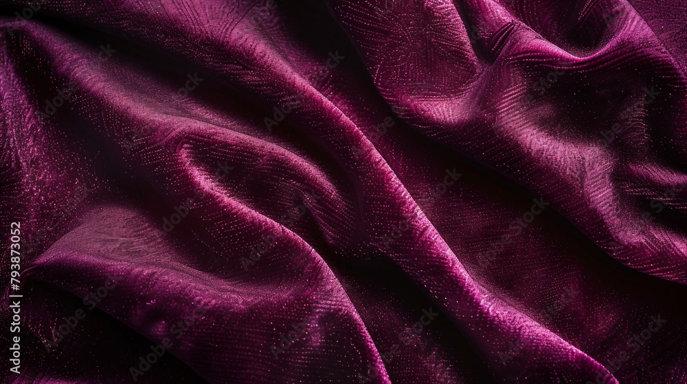 A luxurious fabric texture focusing on a velvet material A luxurious fabric texture focusing on a velvet material
