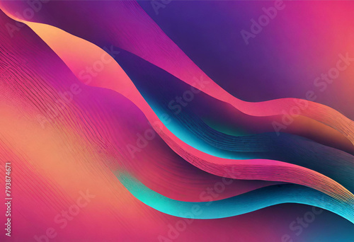 Dive into a world of color with this abstract background featuring captivating waves. Ideal for banners and posters that demand attention!