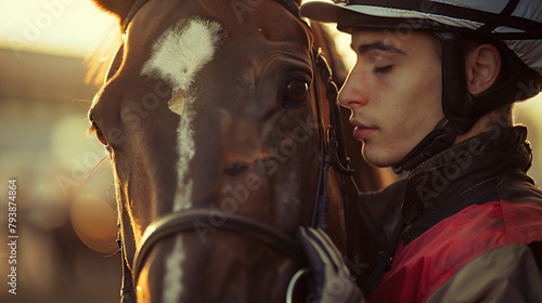 馬とジョッキーの絆 photo