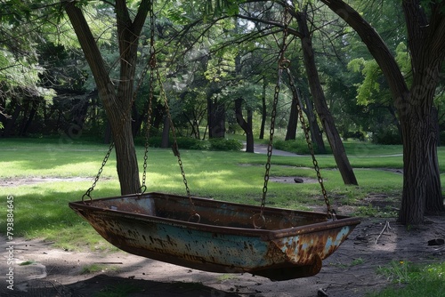 Swinging Boat in Park