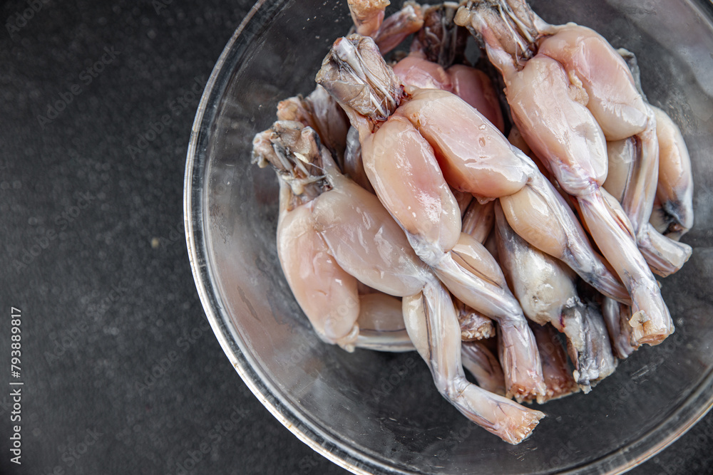 frog leg food meat french cuisine fresh cooking meal food snack on the table copy space food background frog leg food meat french cuisine fresh cooking meal food snack on the table copy space food background