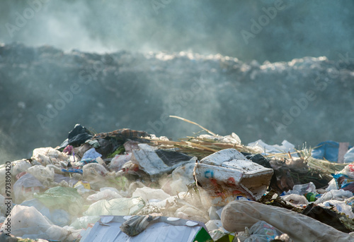 Pollution from garbage pits