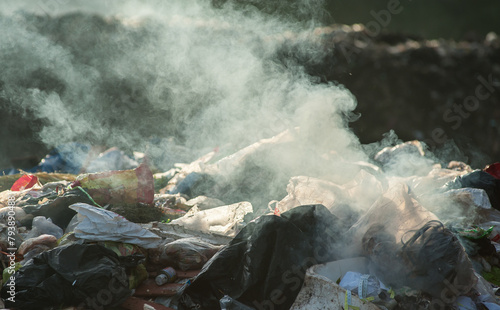 Pollution from garbage pits