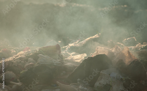 Pollution from garbage pits