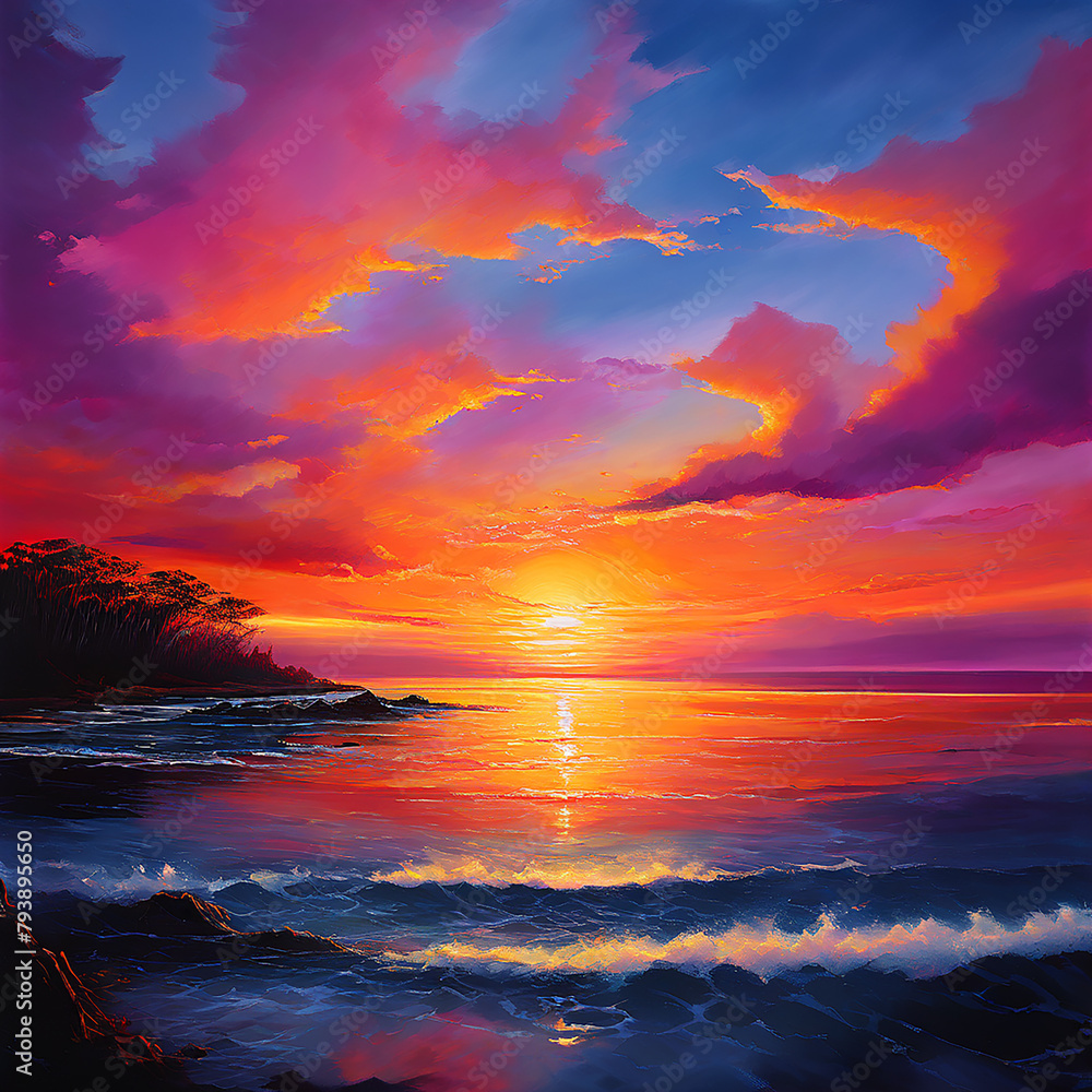 Sunset Serenity: Embracing the Colors of Dusk