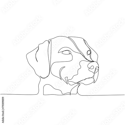 Dalmatian, dog breed, companion dog one line art. Continuous line drawing of friend, dog, doggy, friendship, care, pet, animal, family, canine.
