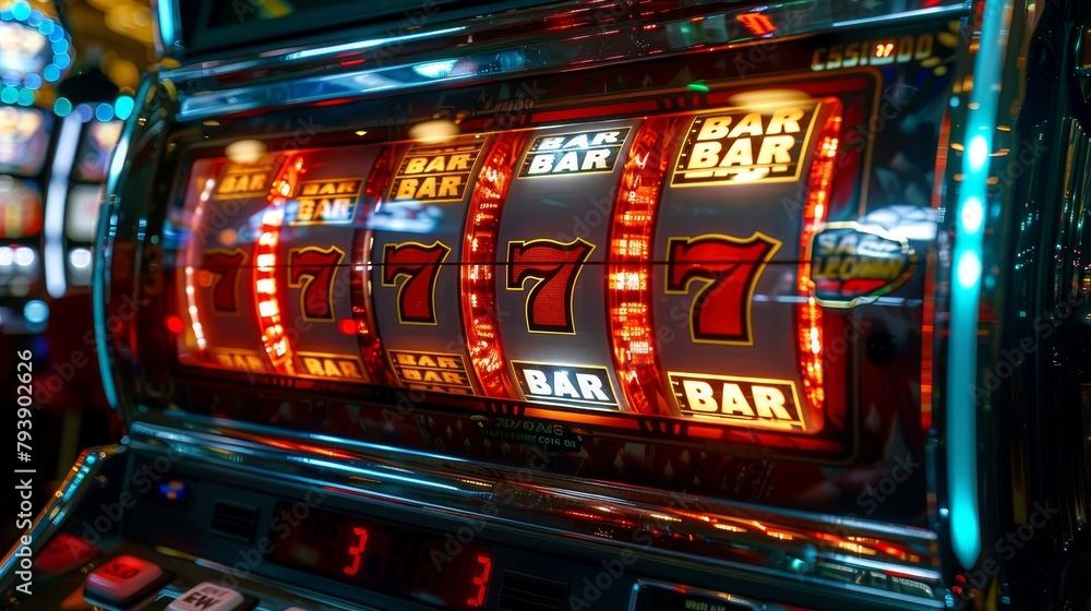Slot Machines Close-ups: A detailed photo of the display screen of a slot machine Slot Machines Close-ups: A detailed photo of the display screen of a slot machine