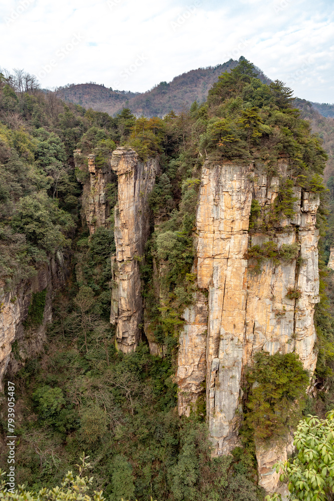 Zhangjiajie National Forest Park (or Avatar park). Wulingyuan, Hunan province, China