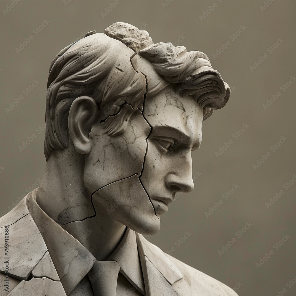 statue of a modern man