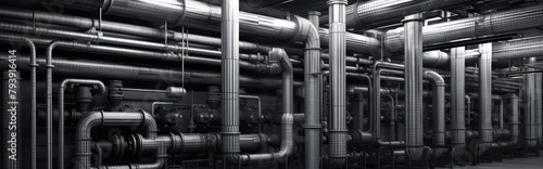 The installation of indoor pipe systems in a modern factory represents a vital step in ensuring efficient and reliable operations.