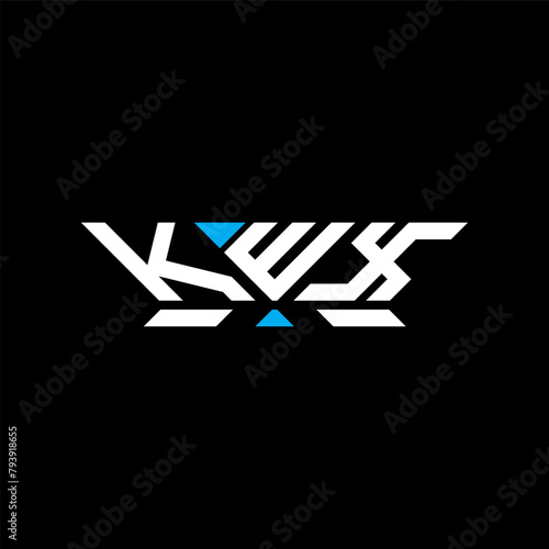 KWX letter logo vector design, KWX simple and modern logo. KWX luxurious alphabet design