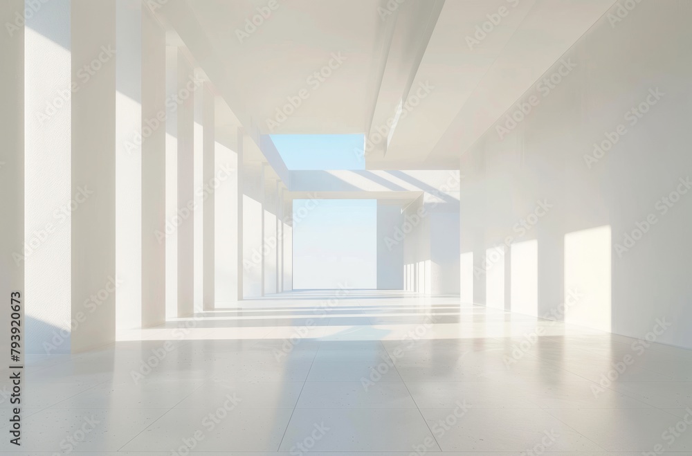 3D modern simple space background 3D modern simple space background