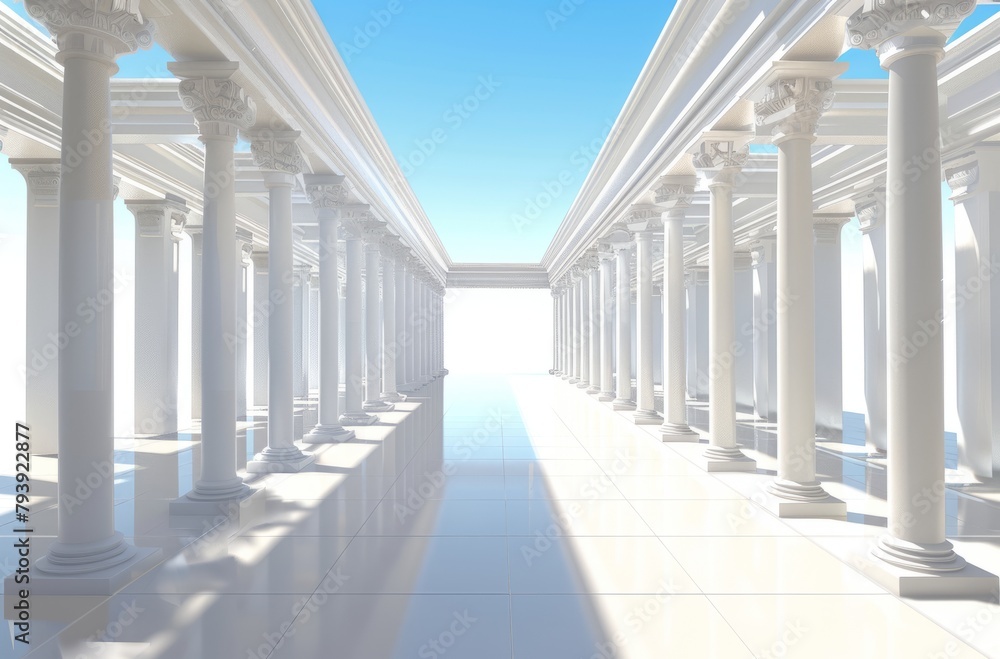 3D modern simple space background 3D modern simple space background