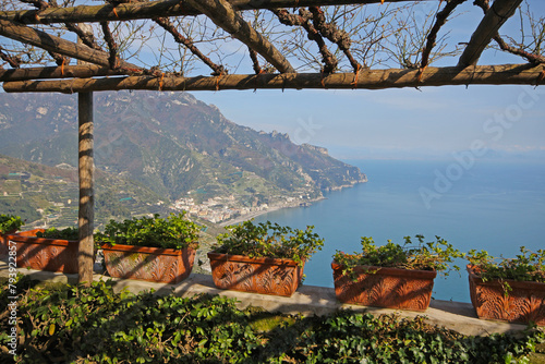 Panorama Costiera Amalfi Italia photo