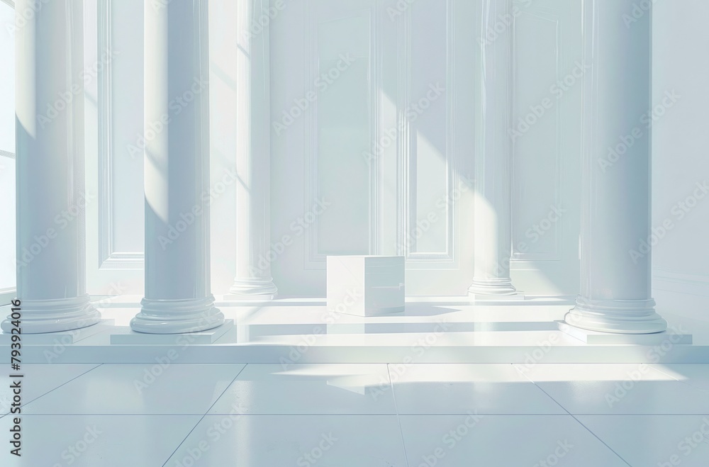3D modern simple space background 3D modern simple space background