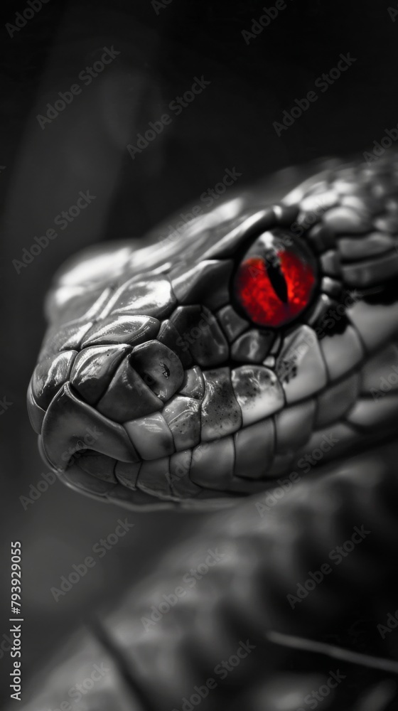 Fototapeta premium King cobra snake cool character background HD wallpaper