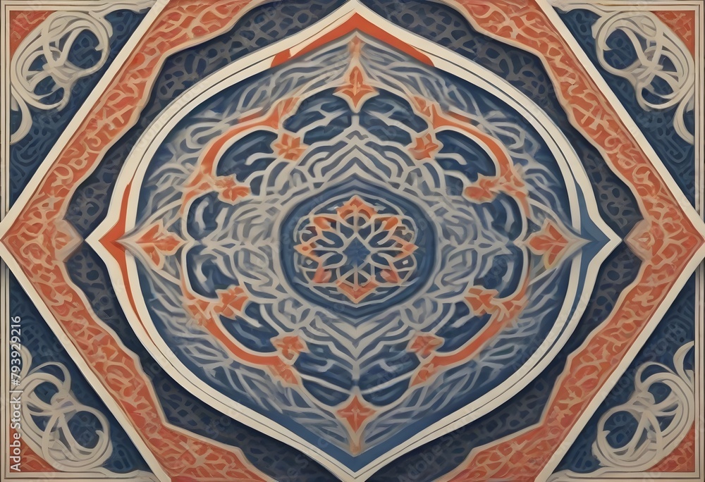 Digital painting a symmetrical geometric design re (18)