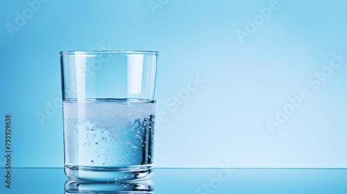 Wallpaper Mural glass of water on table Torontodigital.ca