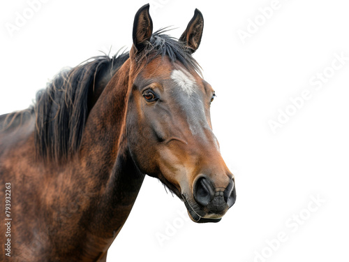 horse isolated on a transparent background. PNG  