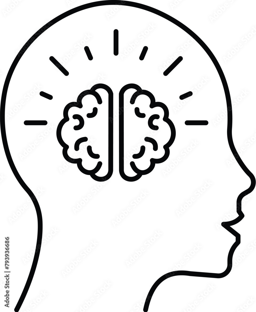 Brain Vector Icon which can easily modify or edit Brain Vector Icon which can easily modify or edit