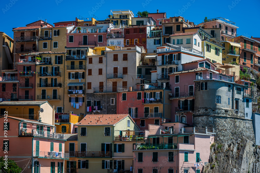 Magic of the Cinque Terre. Timeless images. Manarola, a dream village overlooking the sea Magic of the Cinque Terre. Timeless images. Manarola, a dream village overlooking the sea