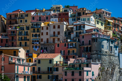 Magic of the Cinque Terre. Timeless images. Manarola, a dream village overlooking the sea