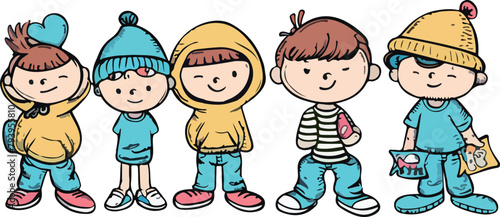 Trio of Cartoon Adventurers