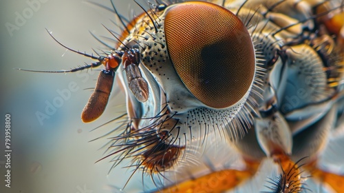 Macro photo of Heterometrus laoticus photo