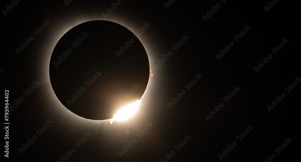 Obraz premium Eclipse - April 8, 2024 Poplar Bluff, Missouri