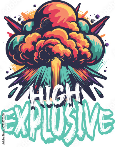 High explosive logo © pawe