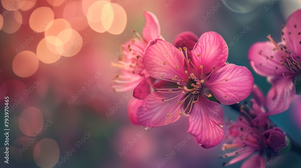 Macro photo. Floral background with soft focus.