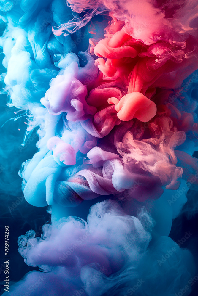 Fototapeta premium colorful backgroiund like clouds with dramatic light