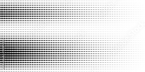 Basic halftone dots effect in black and white color. Halftone effect. Dot halftone. Black white halftone.Background with monochrome dotted texture. Polka dot pattern template modern