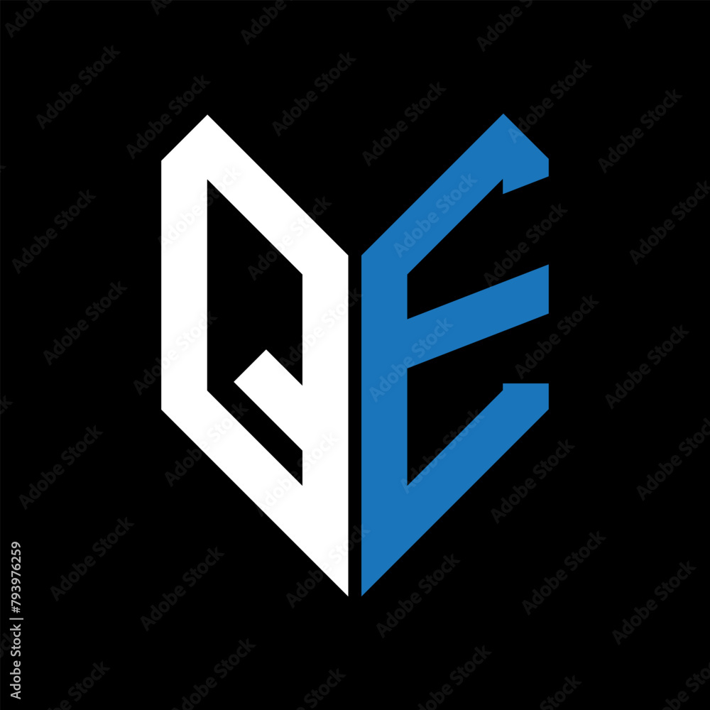 QE letter logo design on Black background. QE creative initials letter logo concept. QE letter design.
QE letter logo design on Black background. QE creative initials letter logo concept. QE letter design.