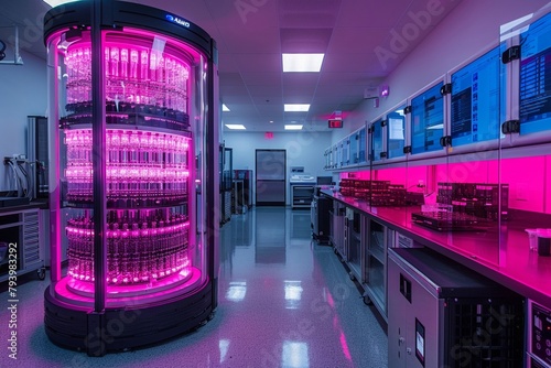 Quantum anomaly research facility, studying the mysteries of the universe, cuttingedge science photo
