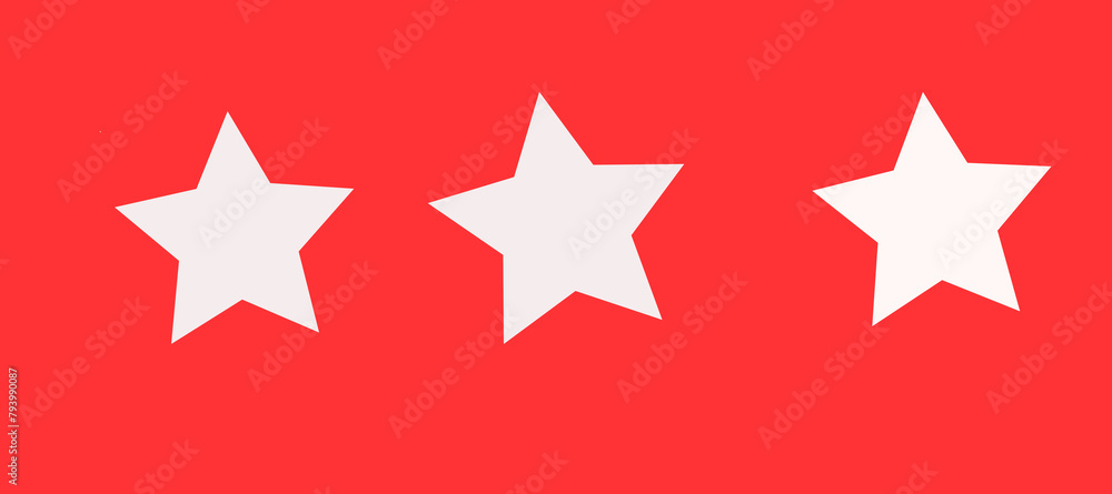 three white stars on red background three white stars on red background