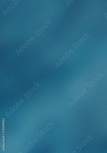 Textured blue background noise effect, graininess empty space abstract background, poster backdrop design