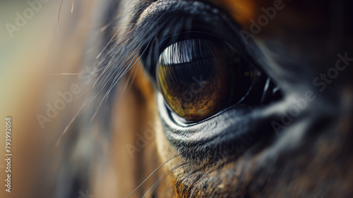 Olhos de uma cavalo - Macro photo