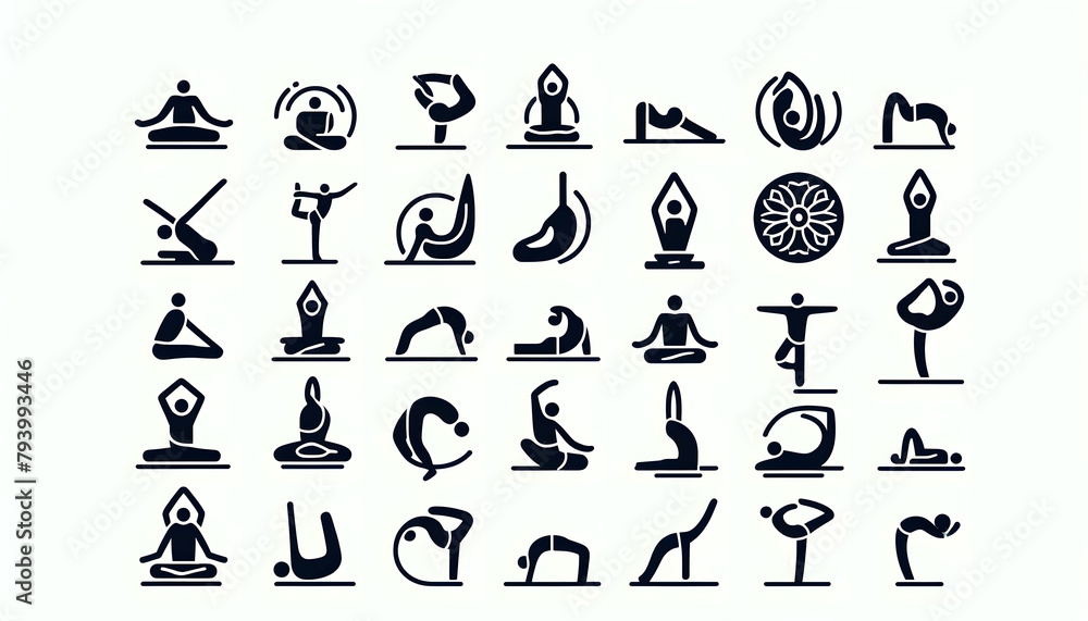Yoga Icons
Yoga Icons