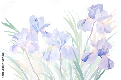 iris, blue iris photo